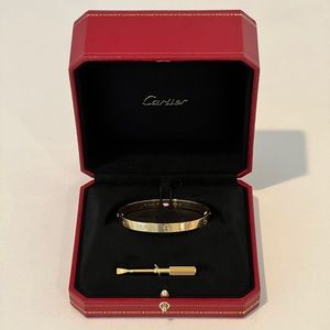 Authentic Gold Cartier Love Bracelet